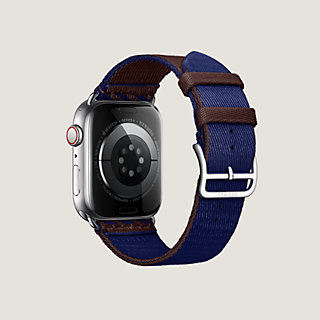 Band Apple Watch Hermès Single Tour 45 mm Jumping | Hermès USA